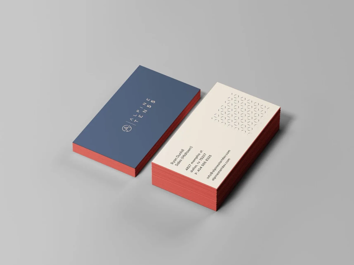 Alpine Business Cards
